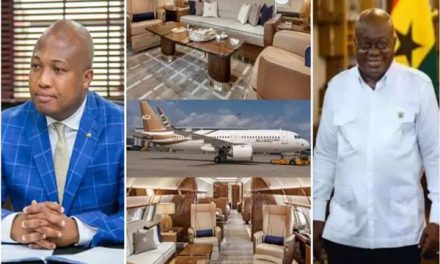 Akufo-Addo abandons Ghana’s jet, blows GHS2.8m on luxurious private jet trips to Paris, Johannesburg – Ablakwa