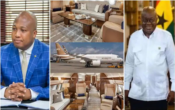 Akufo-Addo abandons Ghana’s jet, blows GHS2.8m on luxurious private jet trips to Paris, Johannesburg – Ablakwa