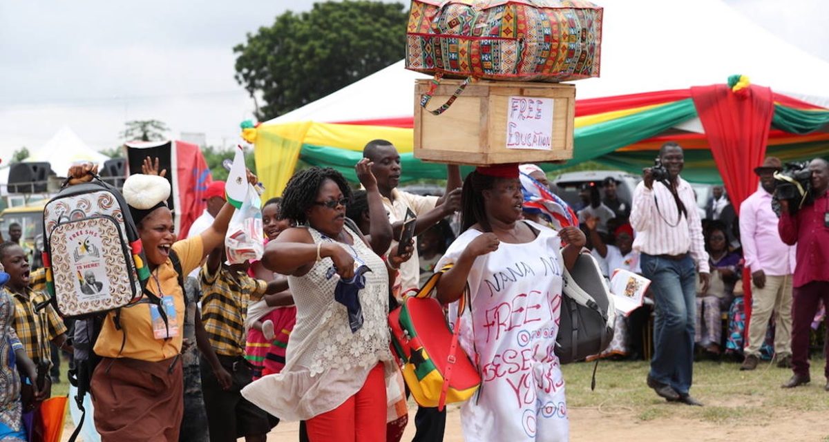 Akufo-Addo takes on Joy FM over alleged campaign against Free SHS, unaware that GES was part of discussion