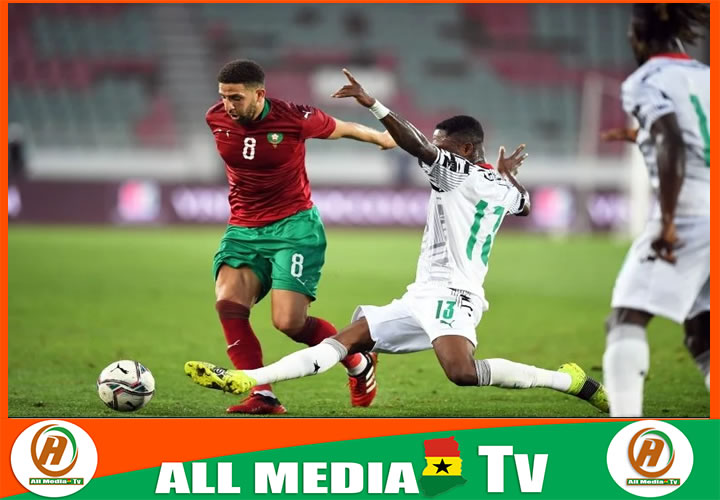 Morocco 1-0 Ghana, Black Stars suffer defeat to Atlas Lions in Rabat