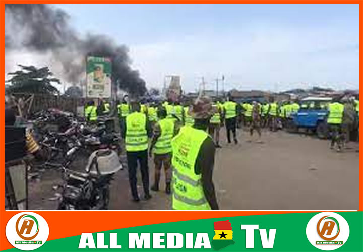 ONION TRADER AT AGBOGBLOSHIE MARKET REFUSE TO MOVE;WHICH COURSES Gunshot fired AS A RESULT