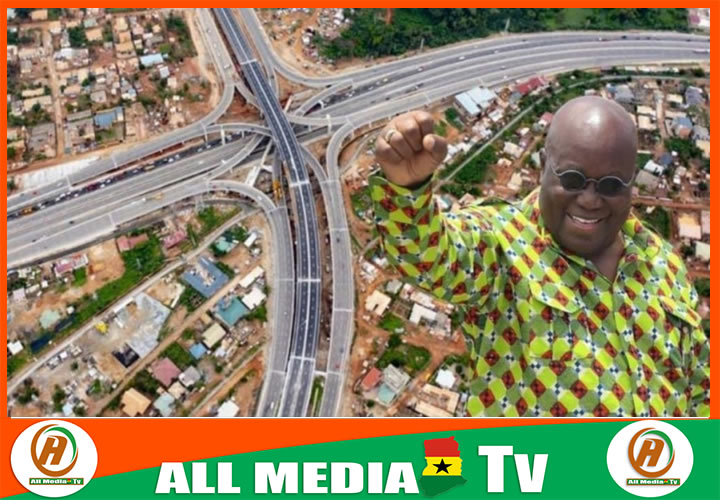 THE Four-tier Pokuase Interchange HAS BEEN Commission BY Prez Akufo-Addo