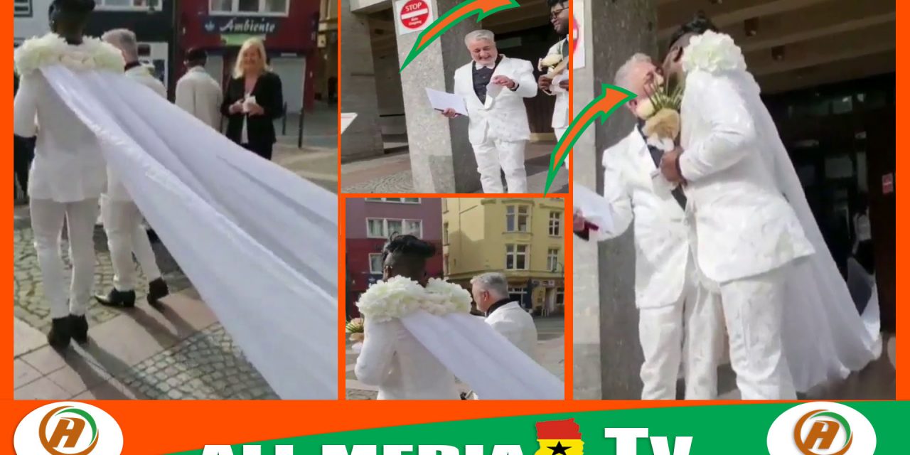 video:Ghanaian man and his male lover marry in Germany