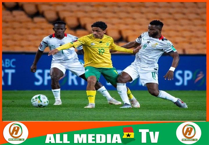 World Cup qualifiers:South Africa beat Ghana to top the group