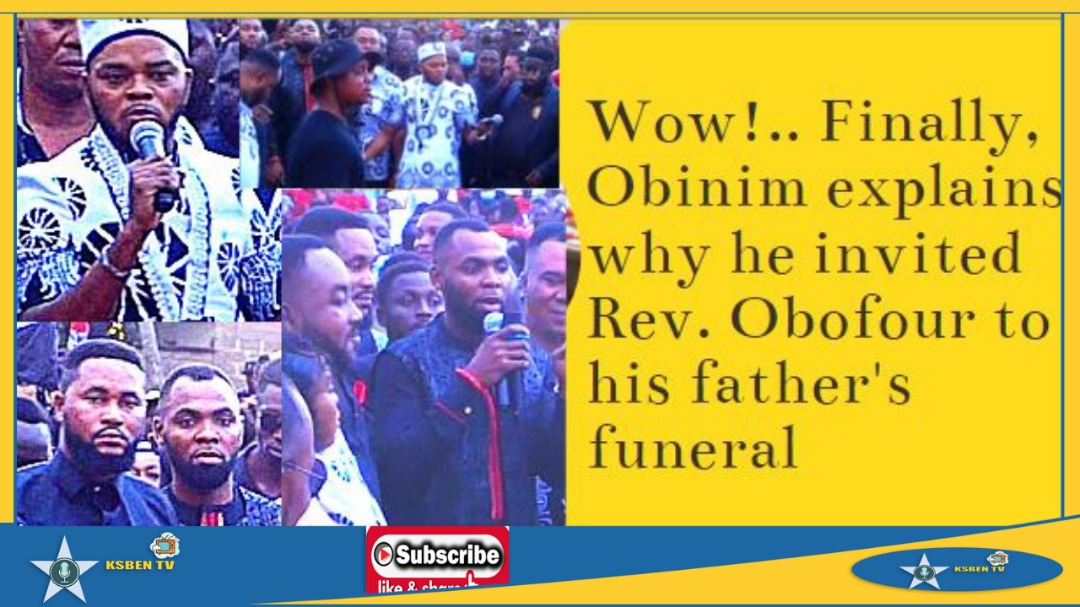 video:Finally, Obinim explains why he invited Rev Obofour to his father’s funeral