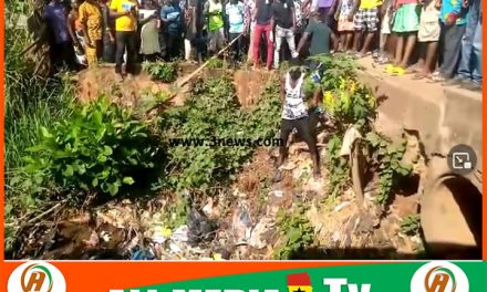 a man’s body found in open drain at Manya Krobo