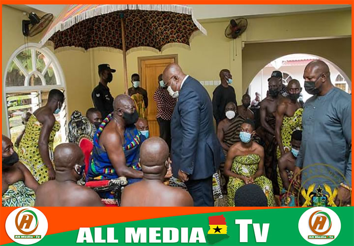 Thank you otumfour;NPP wouldn’t be in government if not for your support- Akufo-Addo