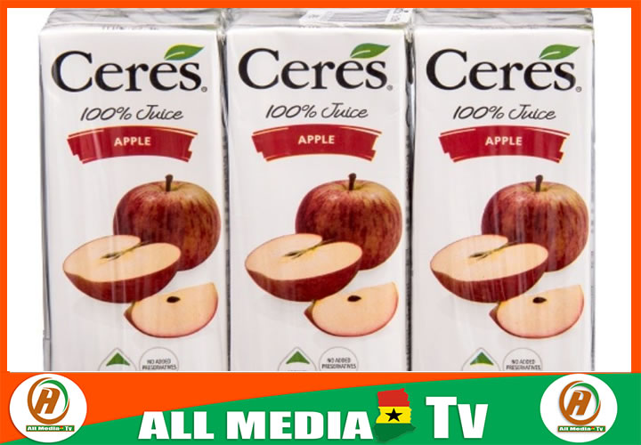 FDA recalls Ceres apple juice products from Ghanaian market