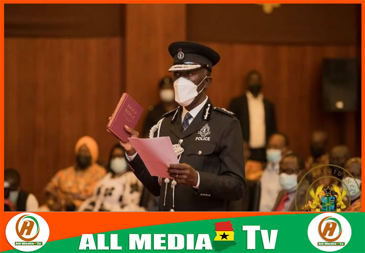 George Akuffo Dampare sworn in as 23rd IGP