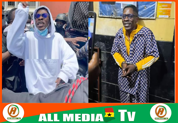 video:Shatta Wale and three others remanded for one week over shooting prank