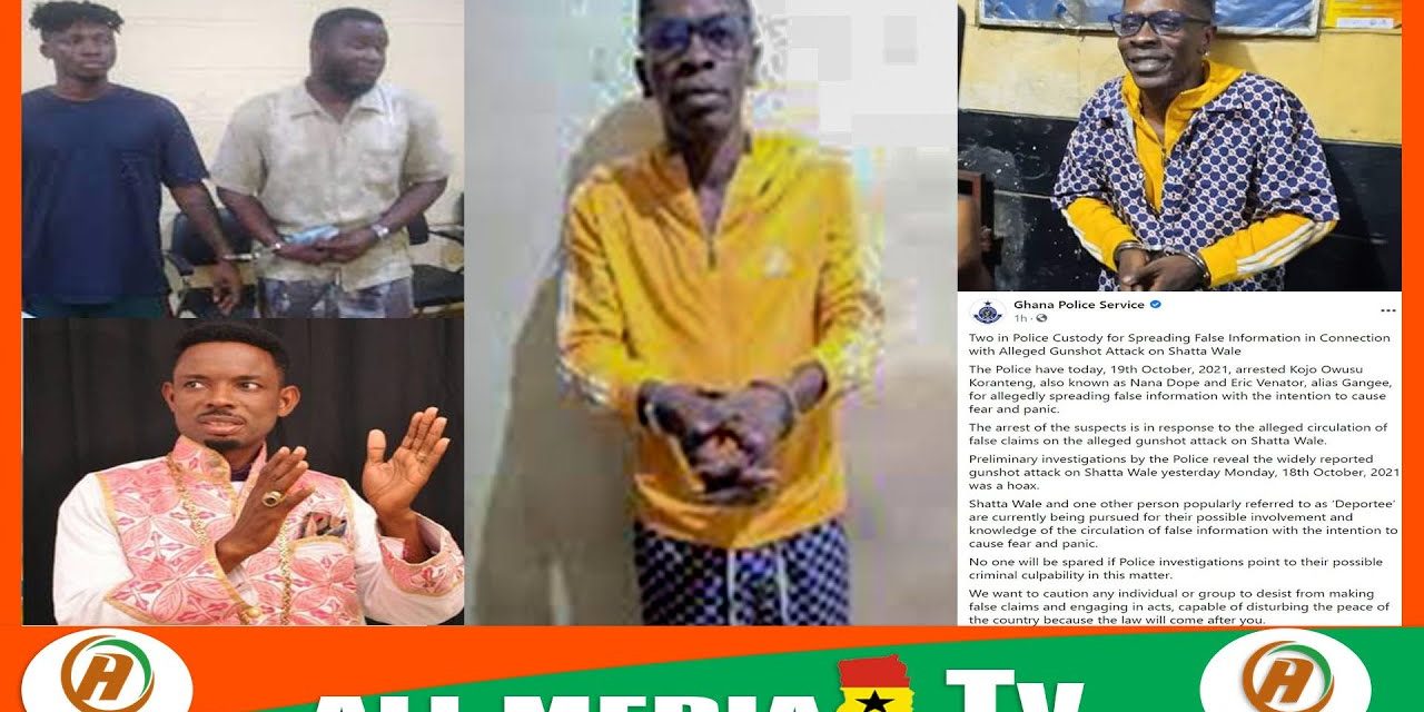 video:Shatta wale and his PA Nana Dope confirmed arrested by Koti.