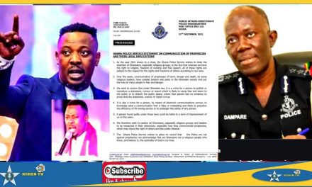 Prophet Nigel Gaisie Replies IGP: ” IGP is not my God. I will still go ahead and prophesy. “