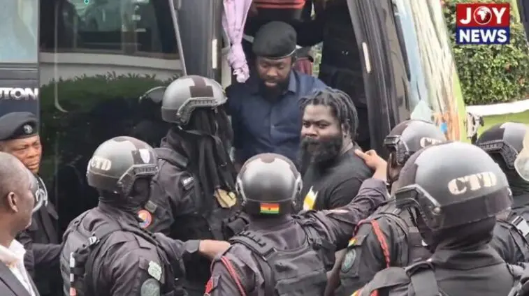 More people detained Demonstrators from Democracy Hub appear in court.