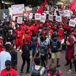 In defiance of an order, Democracy Hub protests against Akufo-Addo