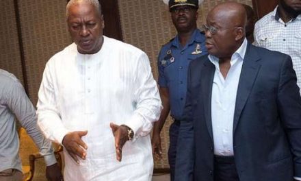 Mahama informs Akufo-Addo, “It’s your job to deal with galamsey now, not mine.”